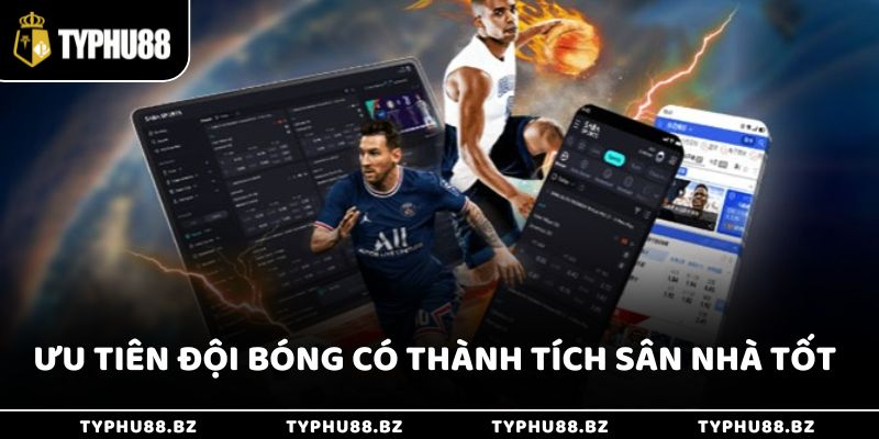 Ưu tiên đội bóng có thành tích sân nhà tốt